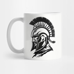 Spartan helmet strong face Mug